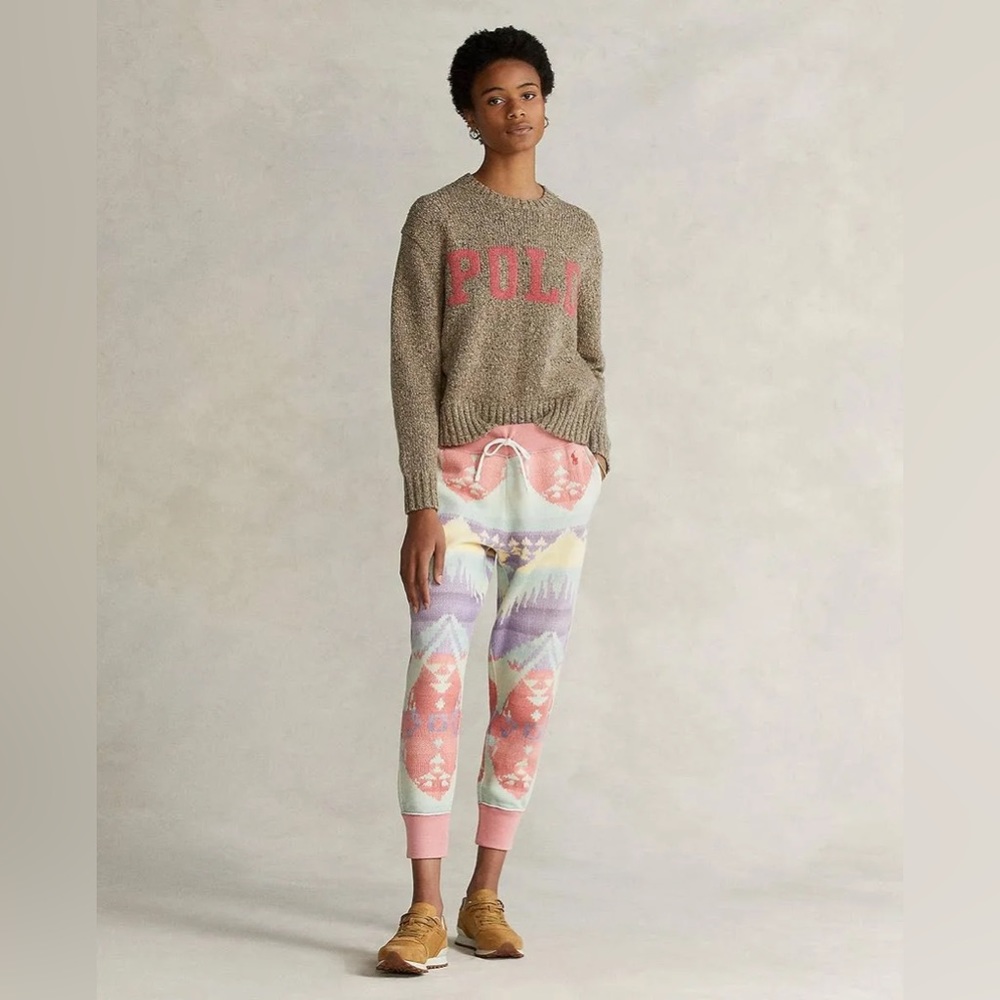 Ralph Lauren Pastel Patterned Joggers - Picture 4 of 16